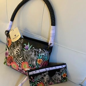 Brand New Anuschka Leather Medium Tote Limited